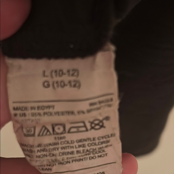 Old Navy charcoal grey boys’ elastic waist shorts, size 10-12 - Picture 5 of 5